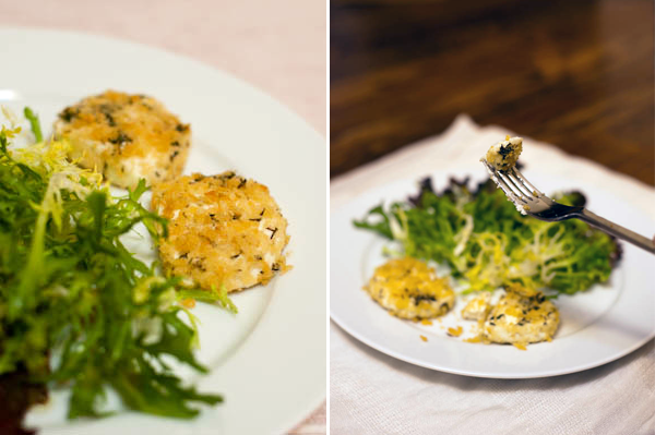 Baked Goat Cheese With Frisée Salad